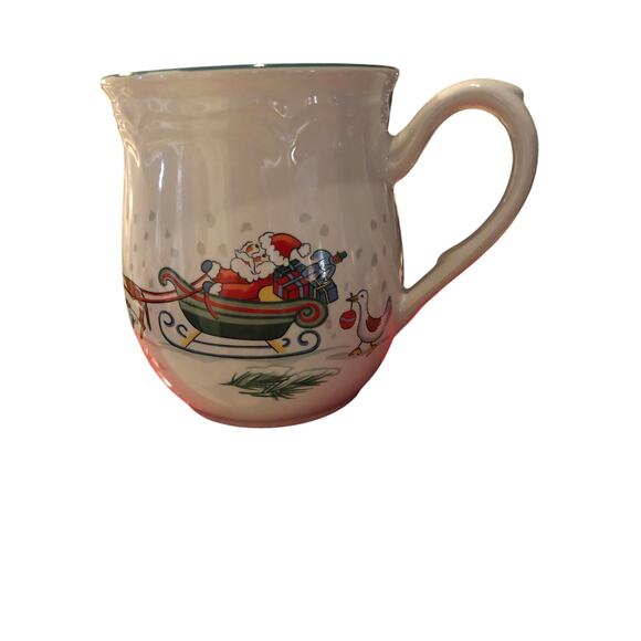 Vintage Christmas Mugs Country Christmas New made in Japan - Picture 2 of 12